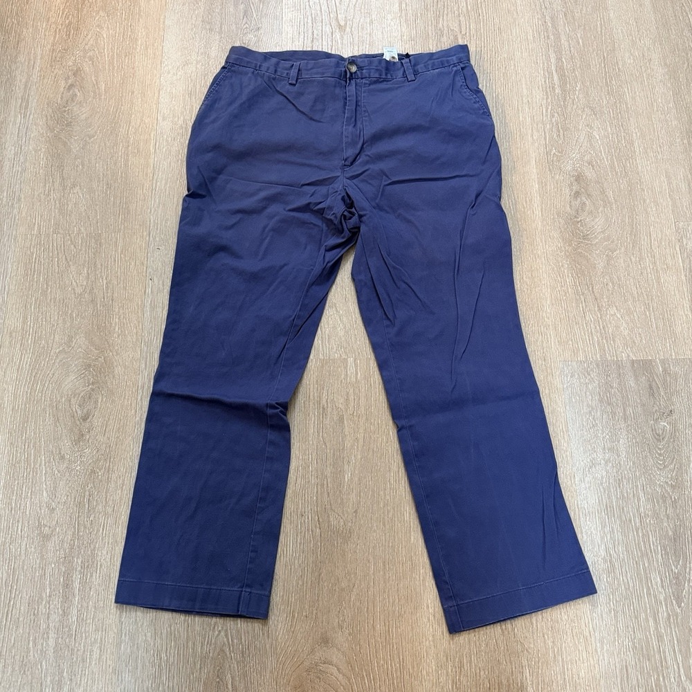 Vineyard Vines Breaker Pants Mens 38x32 Blue Chino Stretch Casual Flat Front